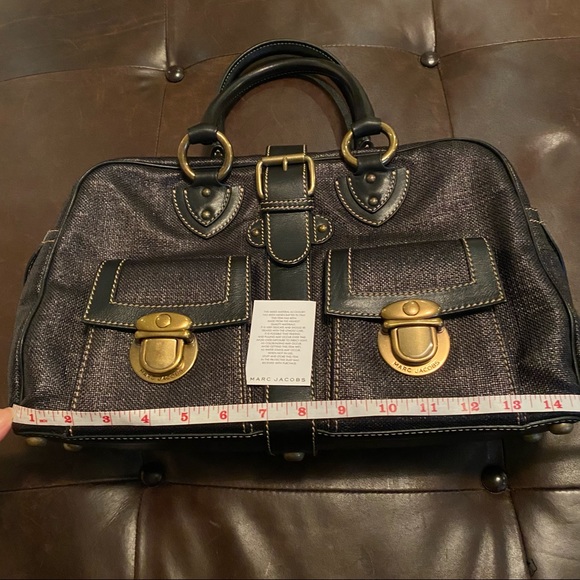 Marc Jacobs Black Venetia Satchel - Picture 1 of 11
